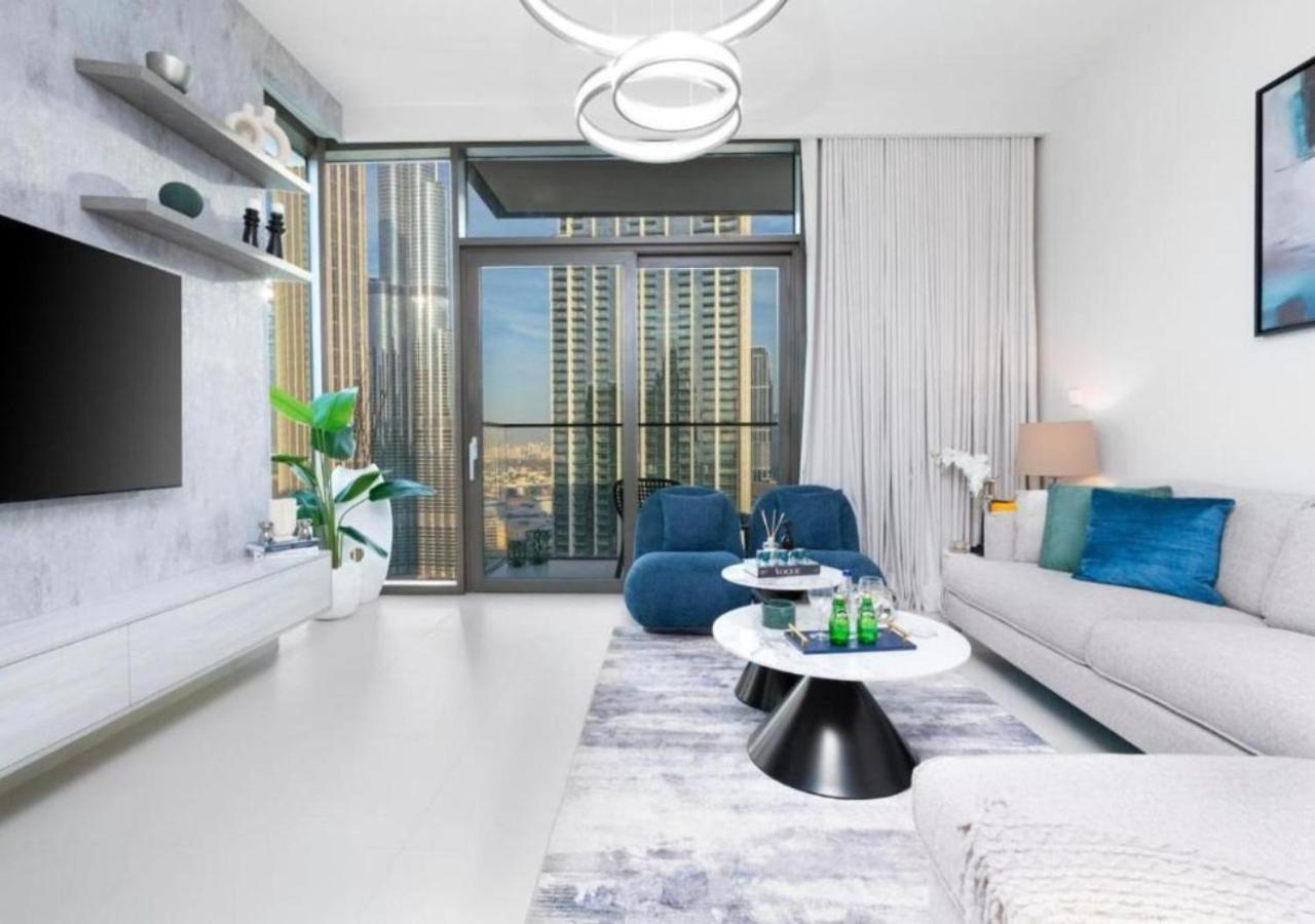 High-Floor 2 Bedroom Premium Apt And Burj Khalifa Views By Vibel Dubai Exterior photo